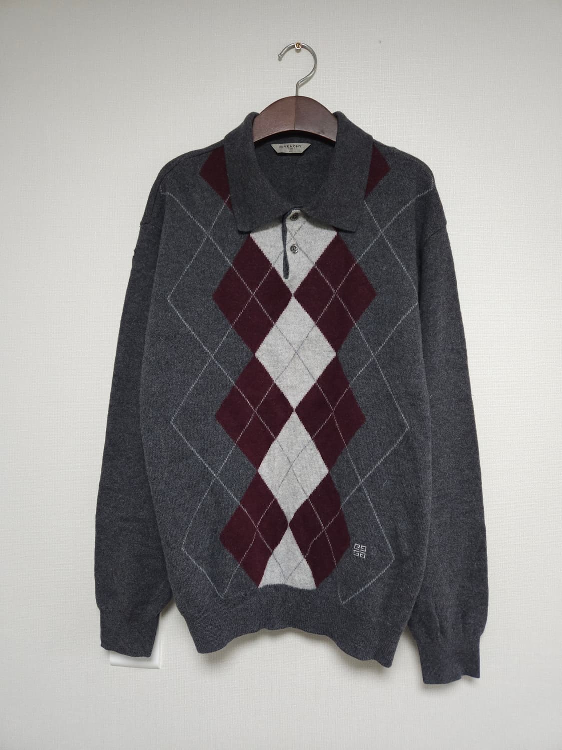 지방시 PK 아가일 니트 (100/L) 상품이미지1