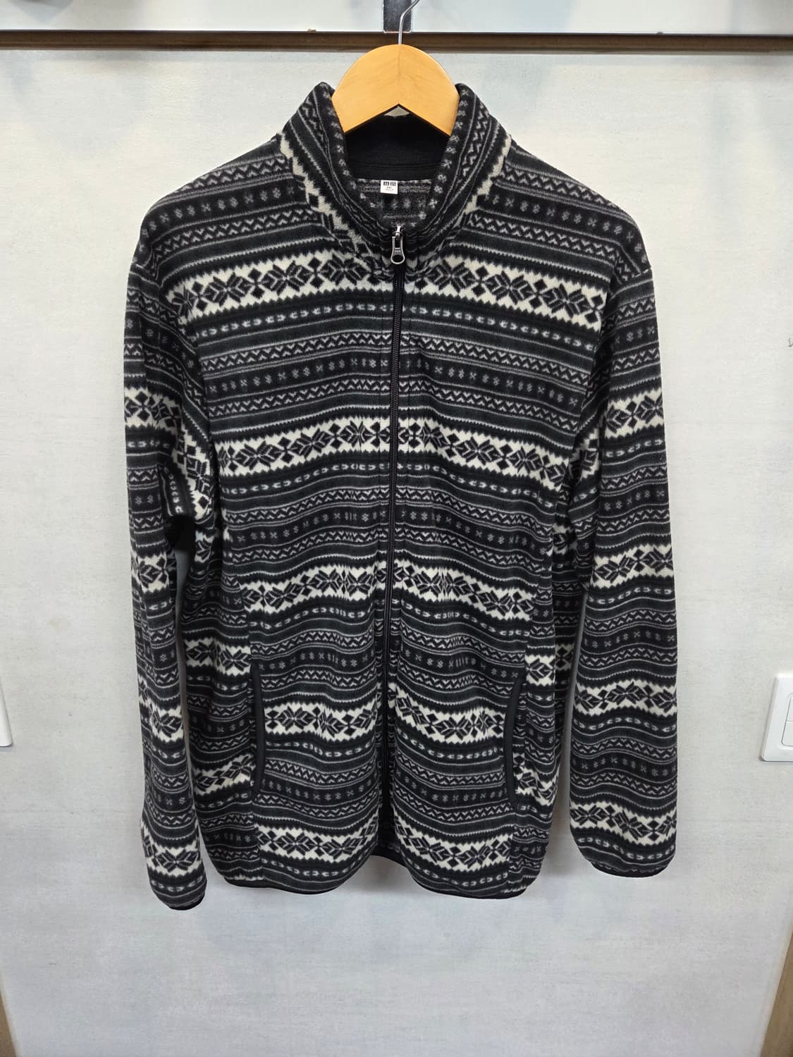유니클로 노르딕 패턴 플리스 집업자켓 xxl 상품이미지1