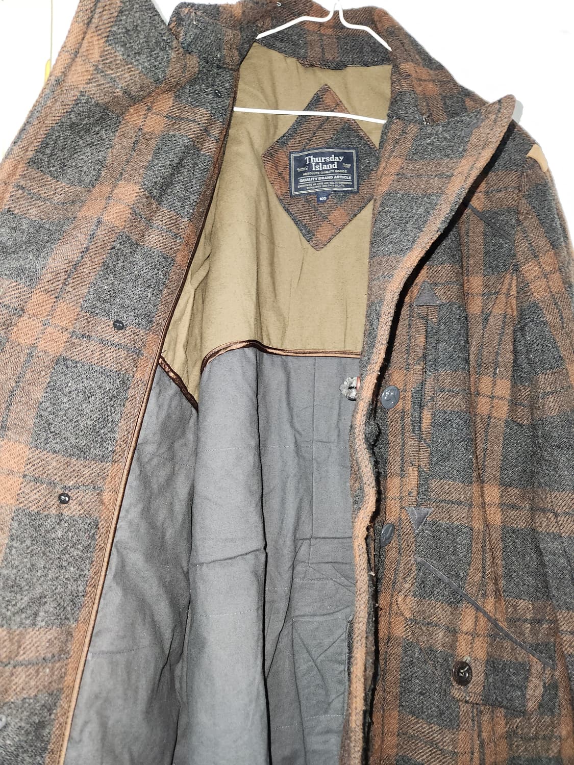 써스데이아일랜드 울 반코트105 상품이미지3