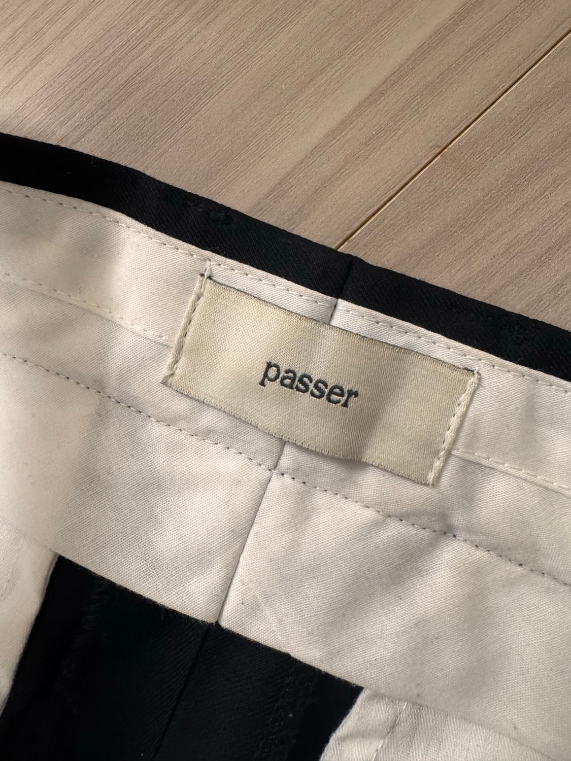 파세르 백포켓 트라우저 블랙 M 상품이미지3