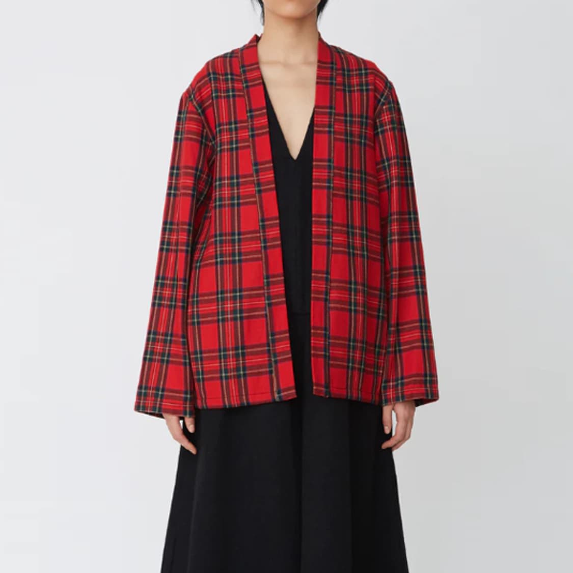 캐피탈 울 타탄 체크 카카시 자켓 (하오리) 2사이즈 상품이미지3