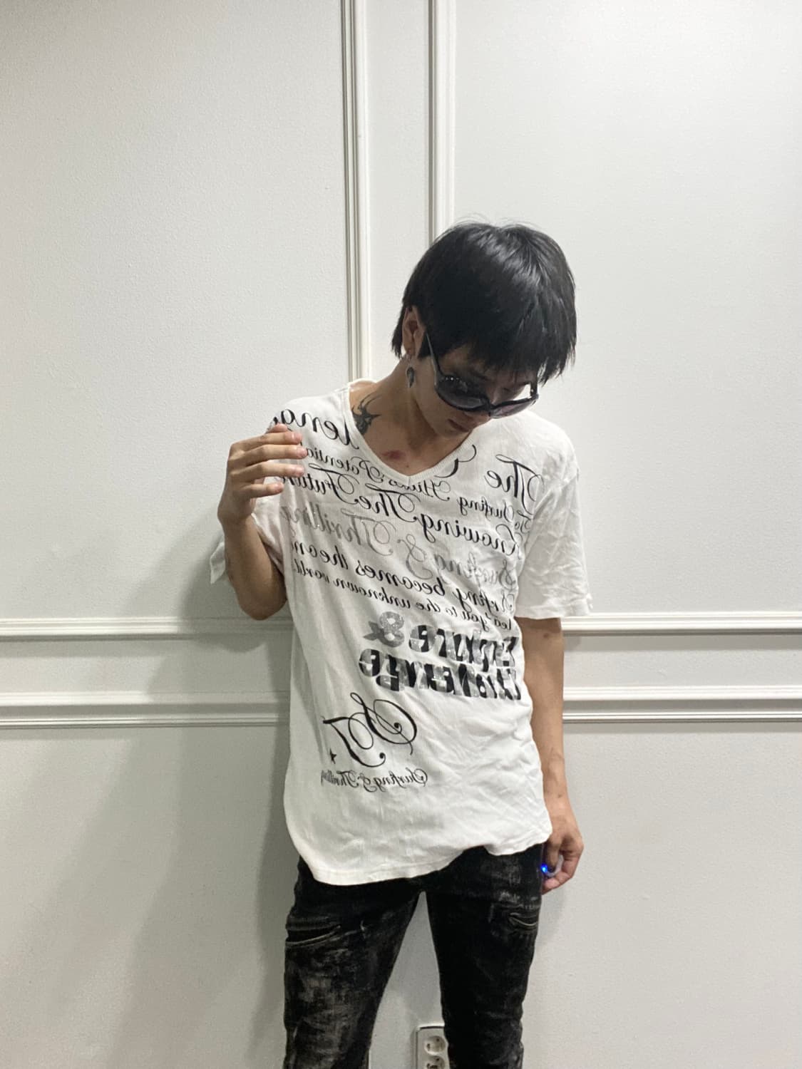 [Beaumont Carr]Over Size Y2K Lettering T 상품이미지1
