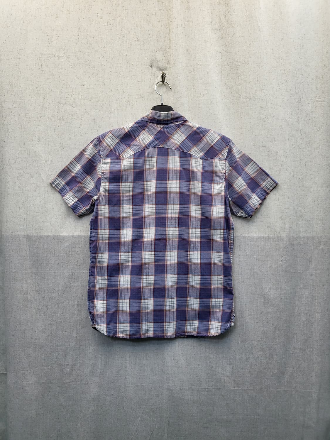 리바이스 체크 반팔 웨스턴 셔츠 상품이미지2