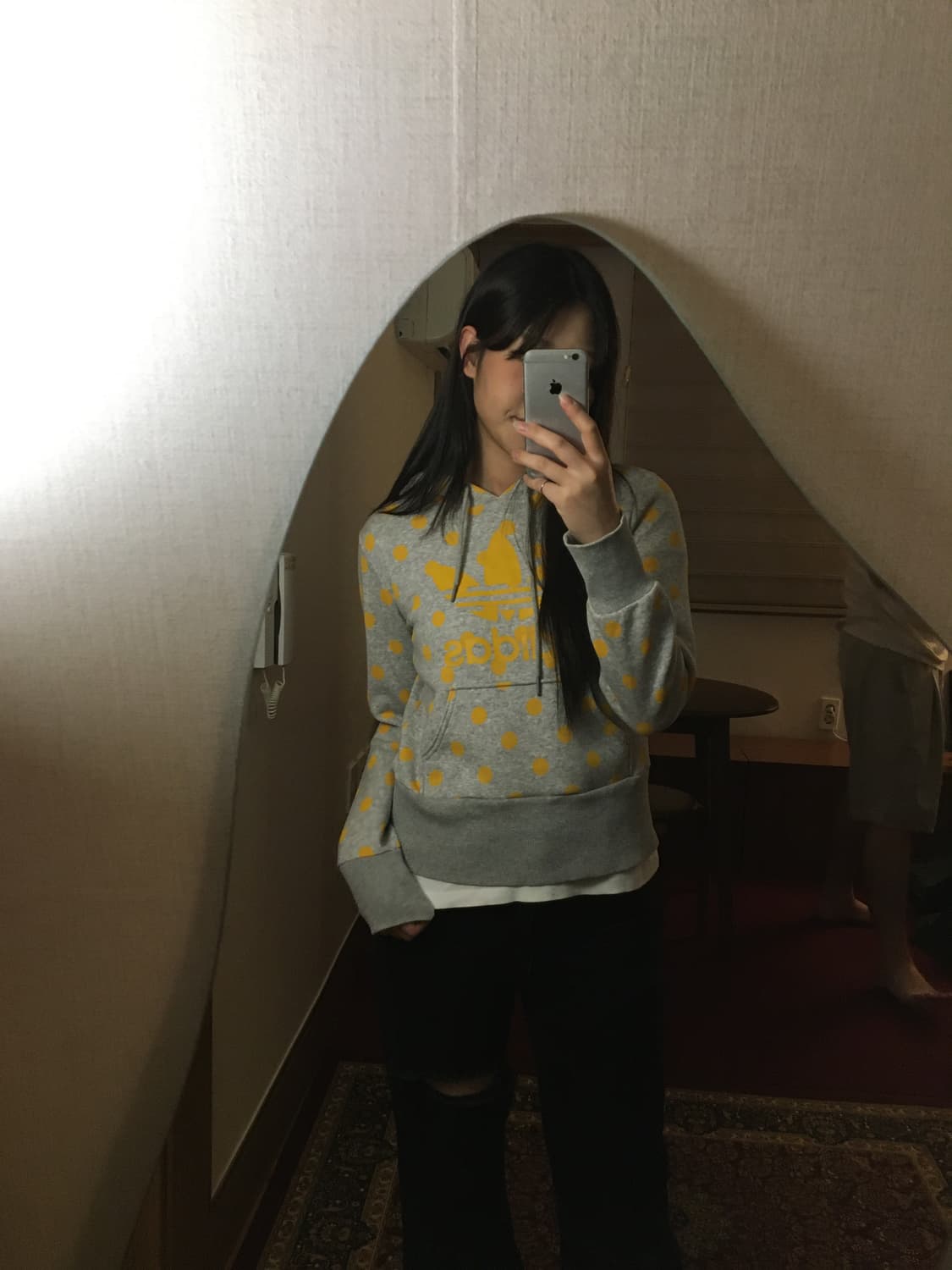 아디다스 도트 후드티 상품이미지3