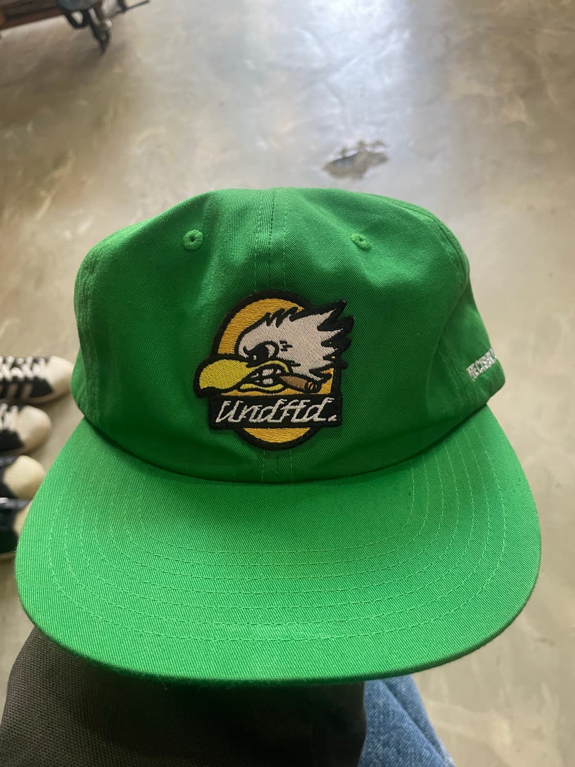 언디핏 이글 그린 캡 상품이미지2