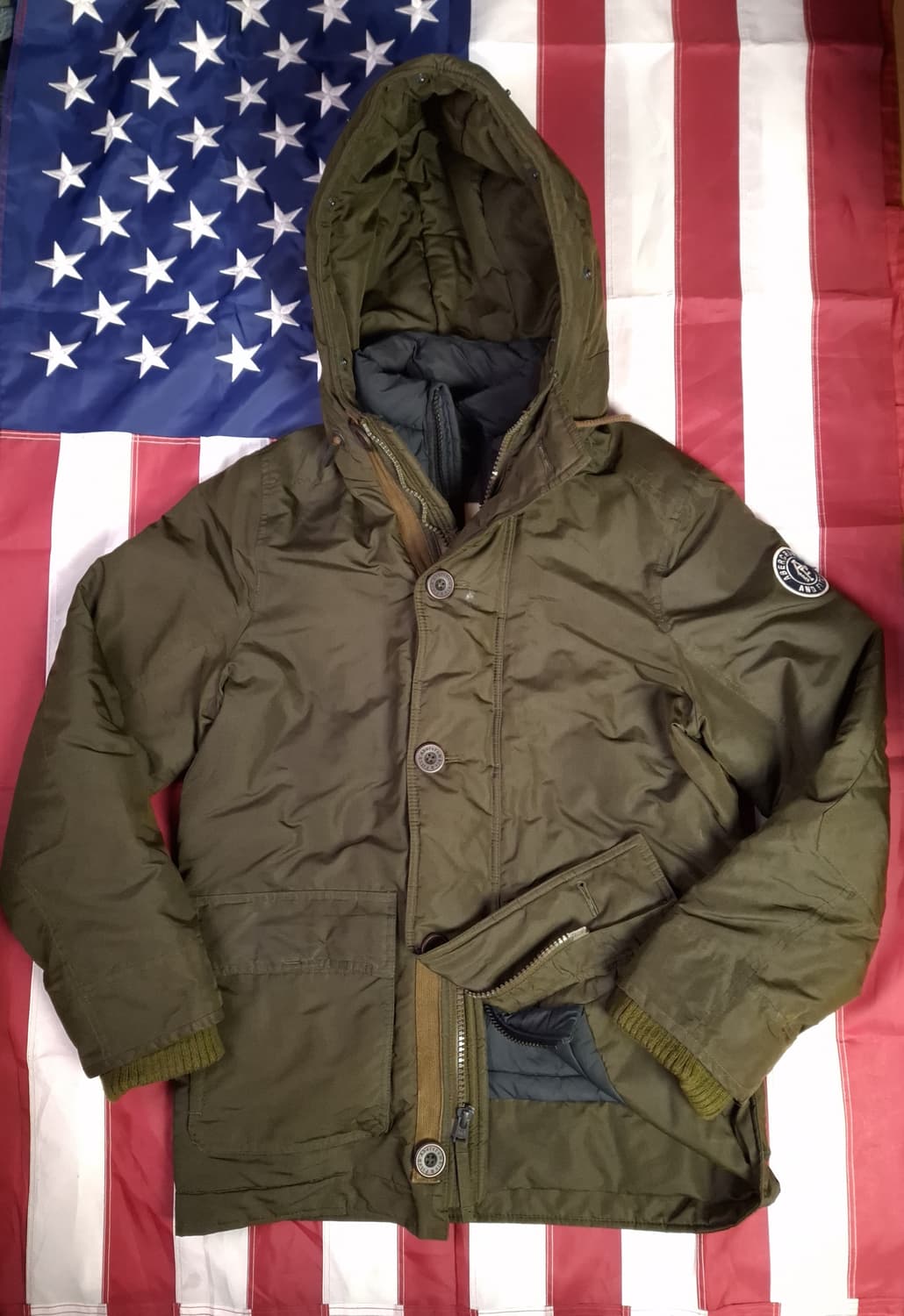 오리지날 아베크롬비 패딩 후드 야상 상품이미지1