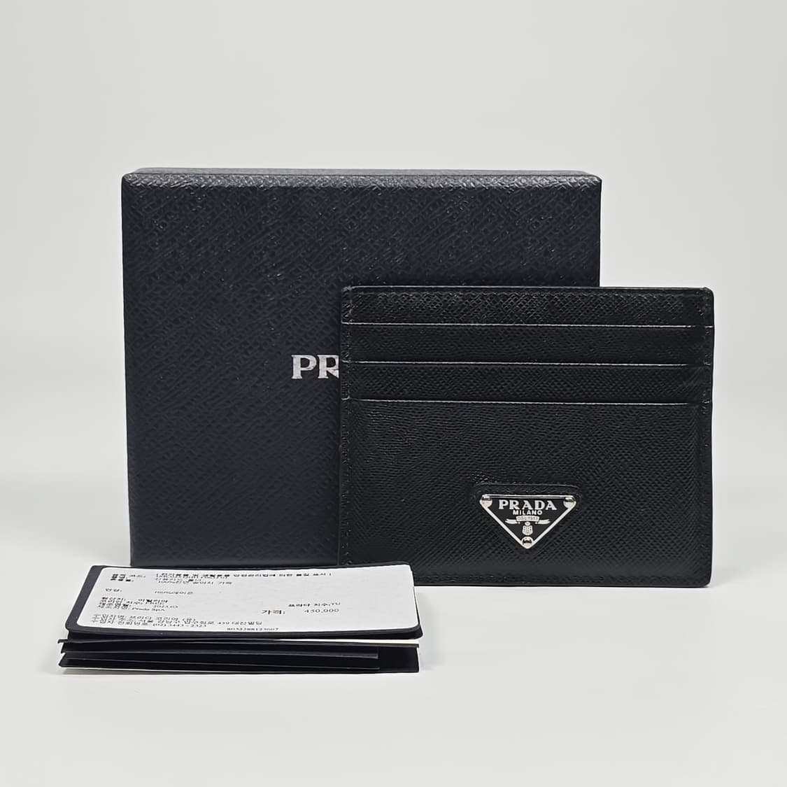 프라다 사피아노 트라이앵글 로고 카드지갑 상품이미지1