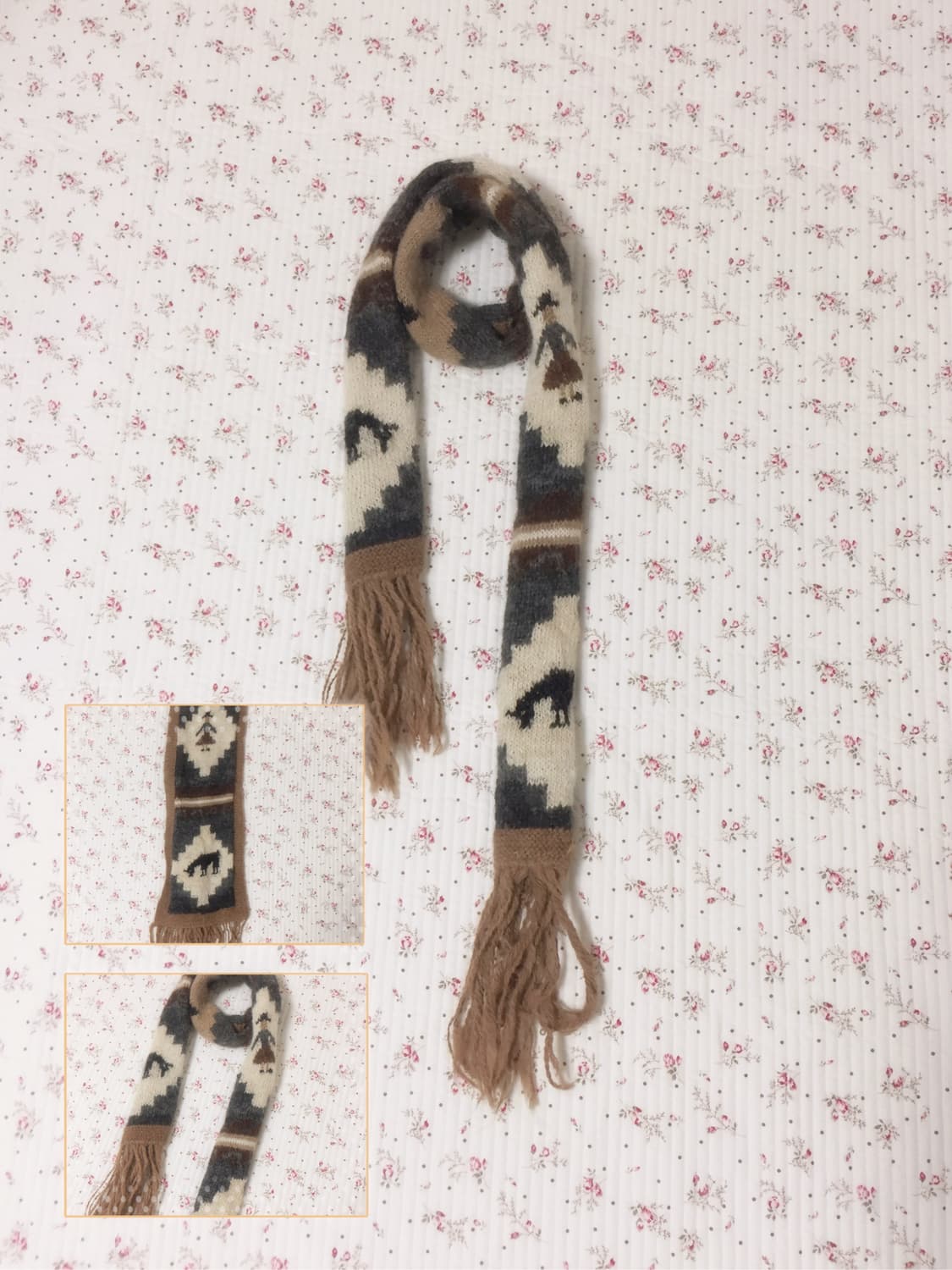 빈티지 히피모리 노르딕 머플러 상품이미지1