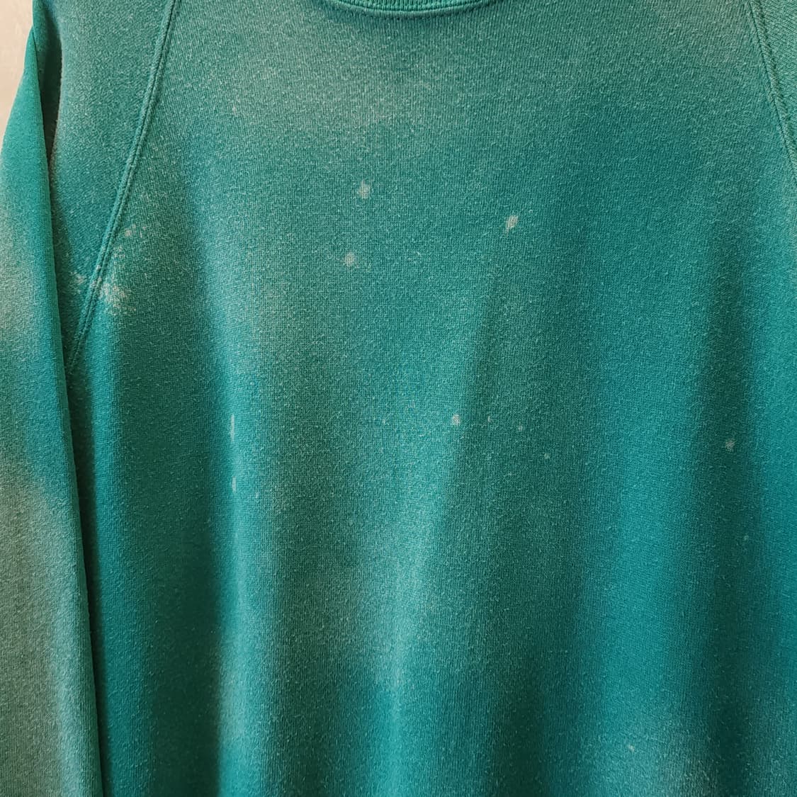 90s 져지스 빈티지 스웻셔츠 플레인 스웻셔츠 그린 썬 페이딩 L 상품이미지6