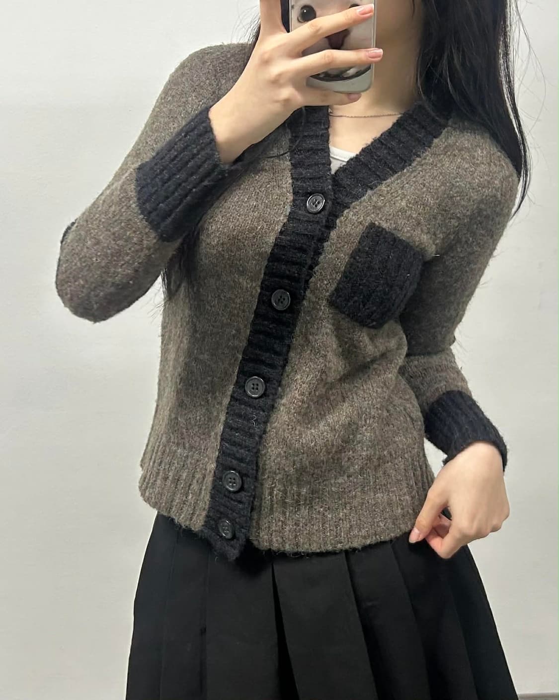 [82] 씨바이 끌로에 한섬 매장판 모헤어 울 니트 가디건 상품이미지2