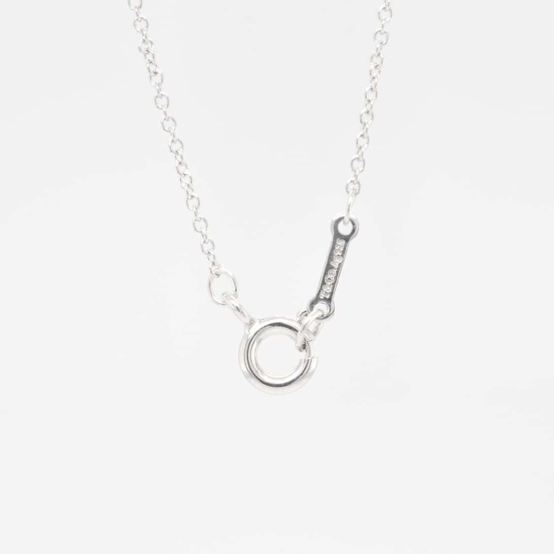 티파니 팔로마 피카소 더블러빙하트 1P 천연다이아몬드 실버 펜던트 목걸이 상품이미지6