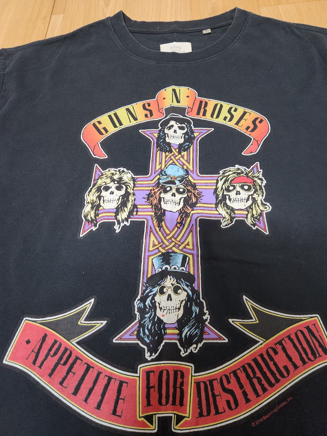 피어오브갓 건즈앤로즈 반팔티 상품이미지1