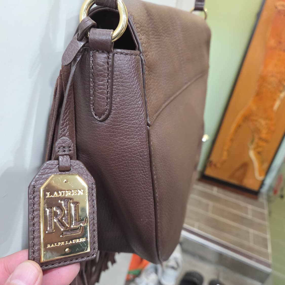 랄프로렌 프린지 테슬 크로스백 상품이미지3