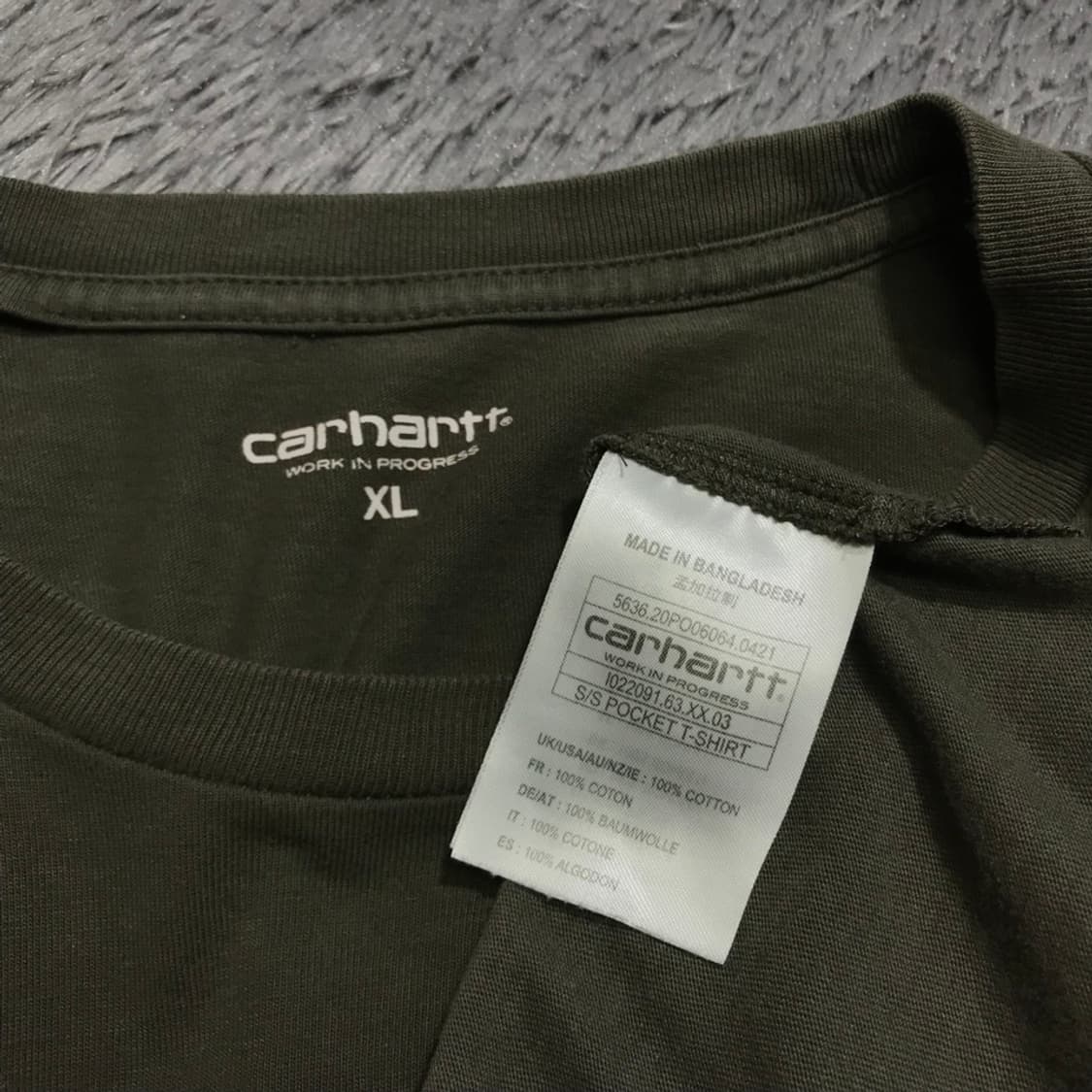 [[XL] 칼하트(CARHARTT) WIP 포켓 반팔티셔츠@560 상품이미지4
