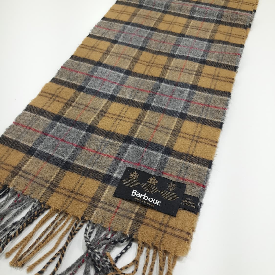 MX379 [Made in Scotland] 바버 램스울 시그니처 카멜 상품이미지4