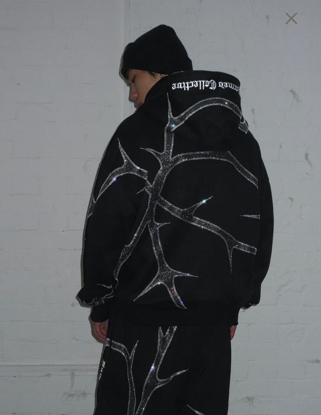 NAMED COLLECTIVE 네임드 콜렉티브 라인스톤 후드집업 상품이미지2