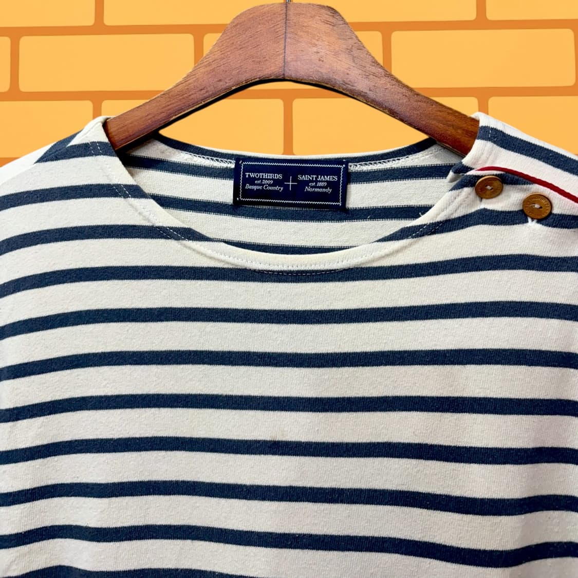세인트 제임스 x 투써드 스트라이프 보더티 (L) 상품이미지2