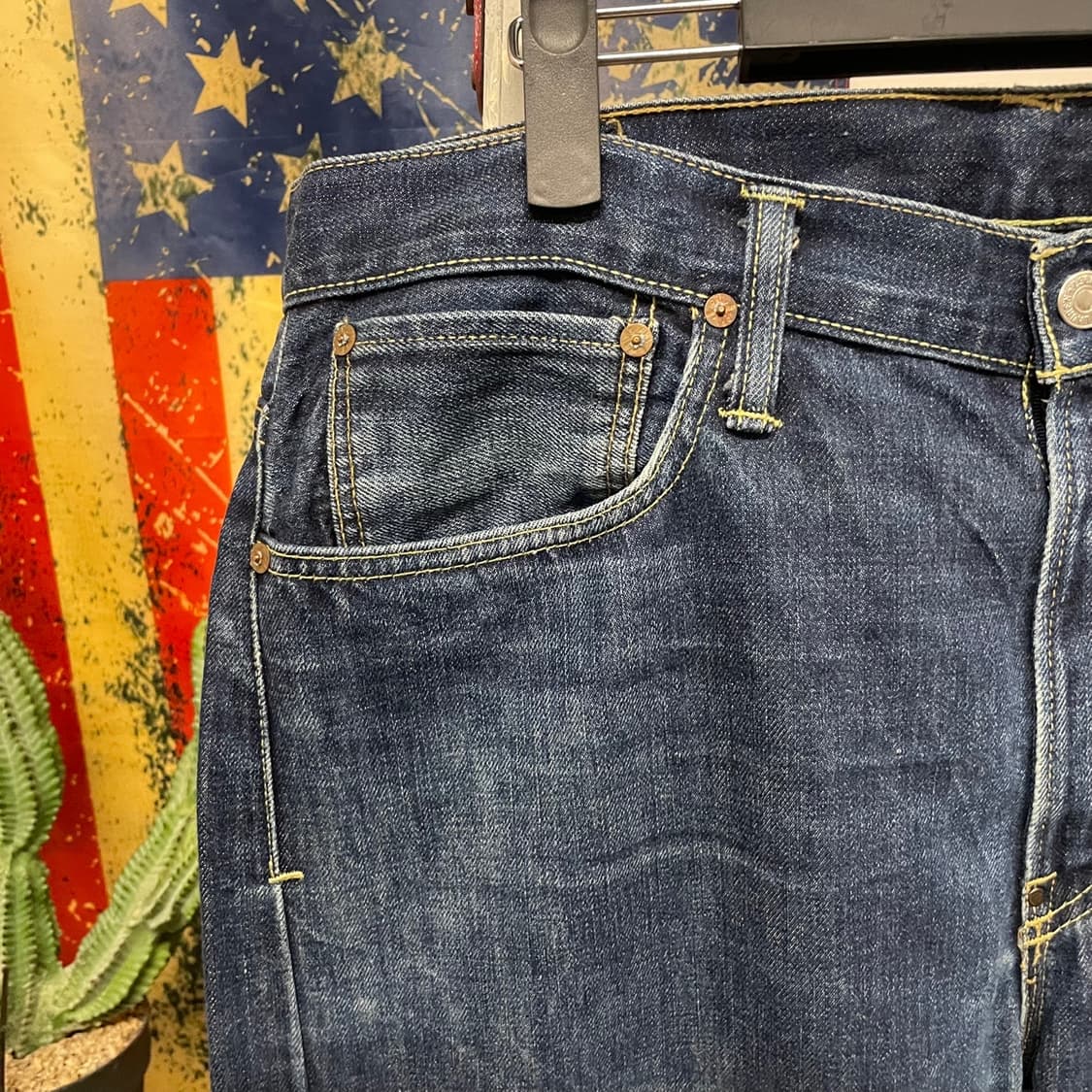 폴로 랄프로렌 80s 빈티지 복각 라인 USA 데님 팬츠 상품이미지6
