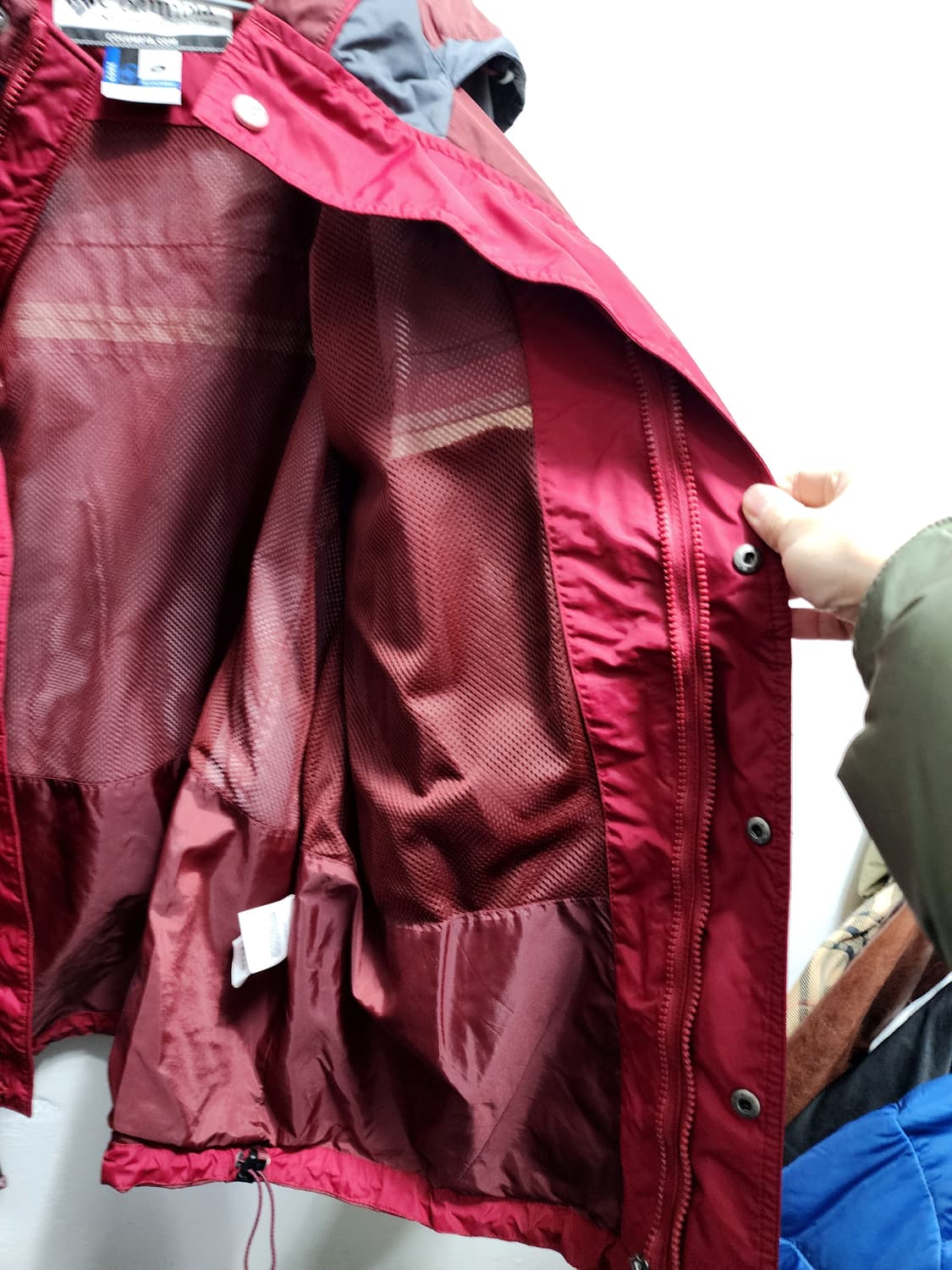 (내피포함) 컬럼비아 마운틴자켓 바람막이 XL 상품이미지4