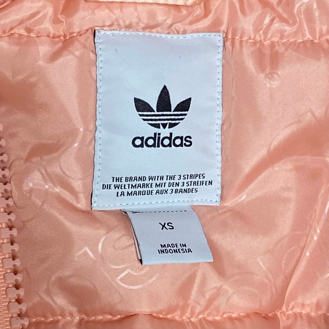 아디다스 롱 봄버 자켓 핑크 XS 상품이미지4