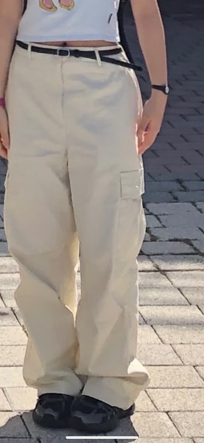 무탠다드 카고 팬츠 (크림) 29사이즈 상품이미지3