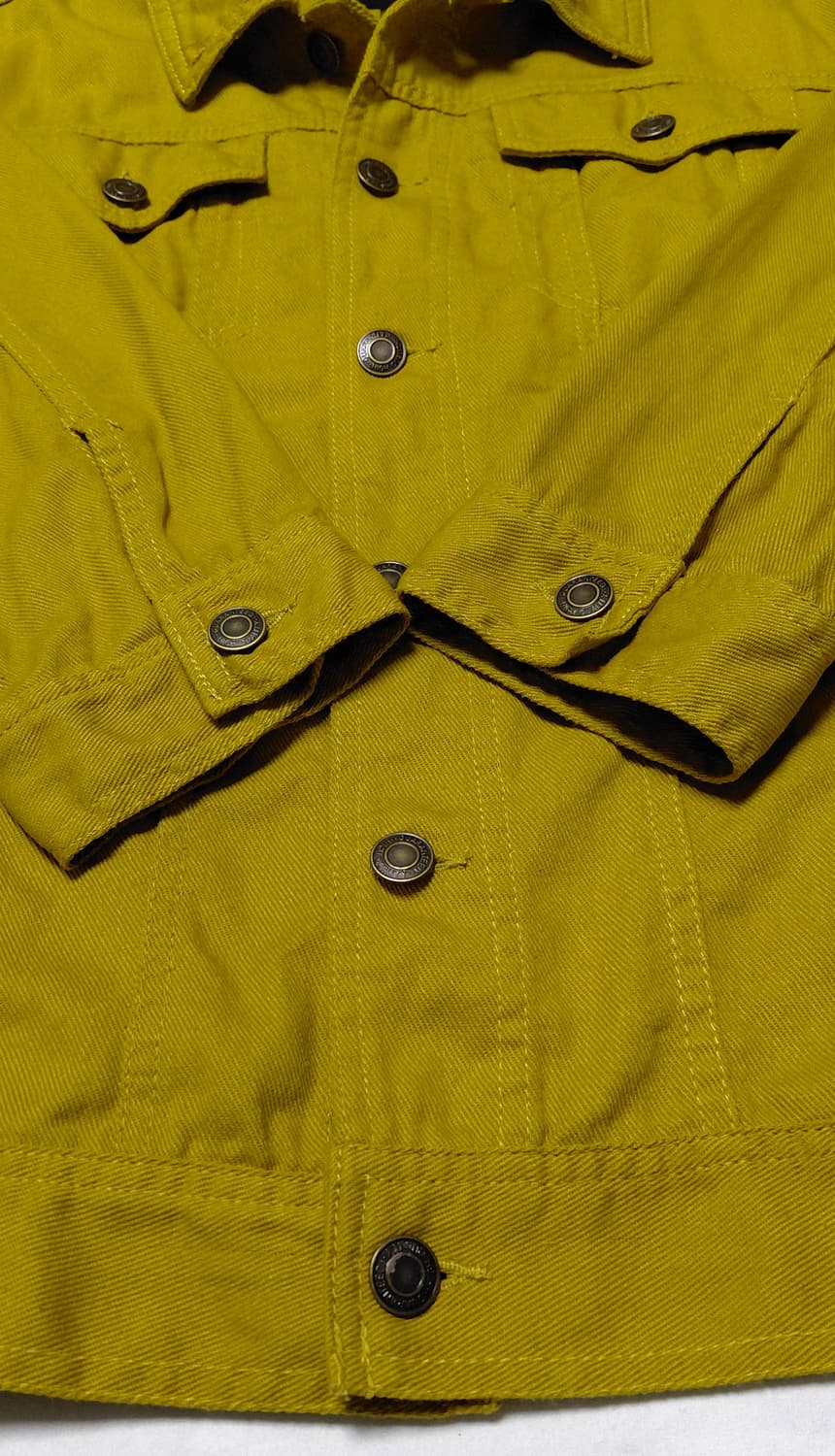 [M] JILL BLAZE 머스터드 트윌 재킷 - 7~8부 소매 상품이미지7