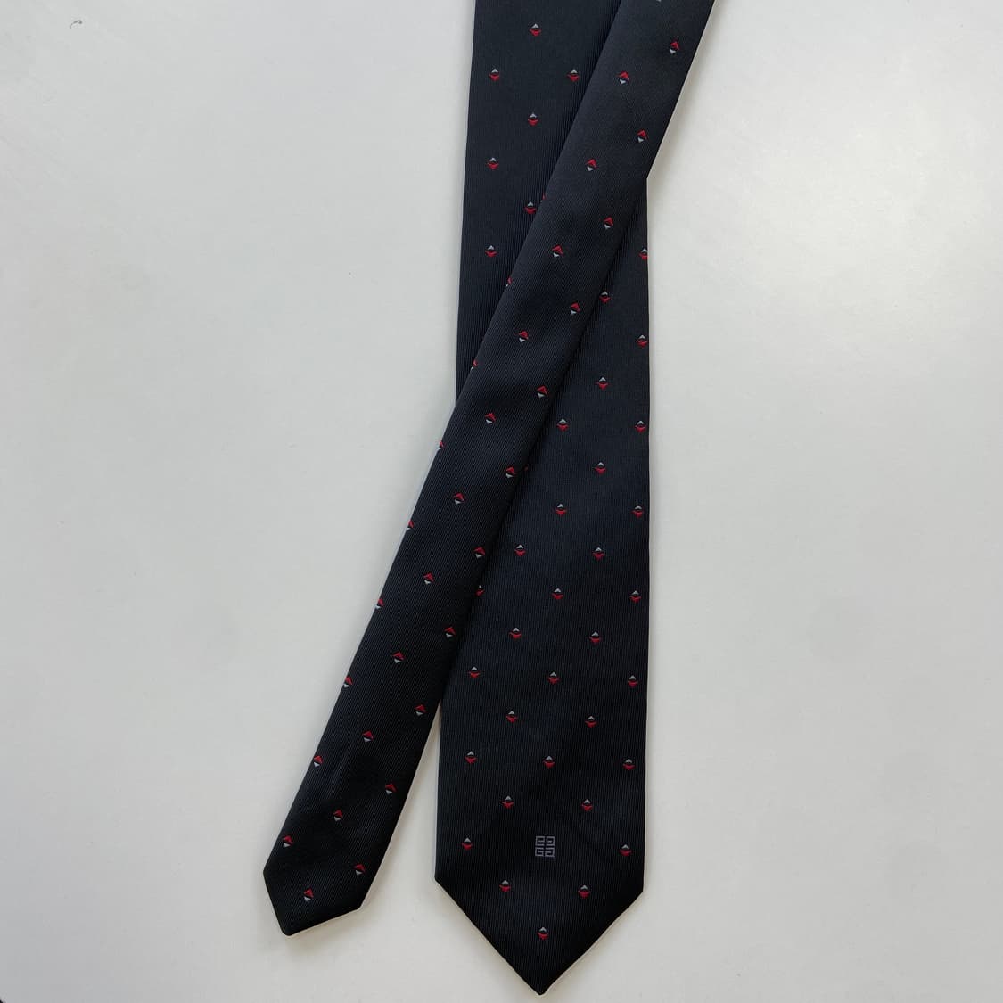 지방시 심플로고 정품 명품넥타이 (GIVENCHY) 7.8cm 상품이미지1