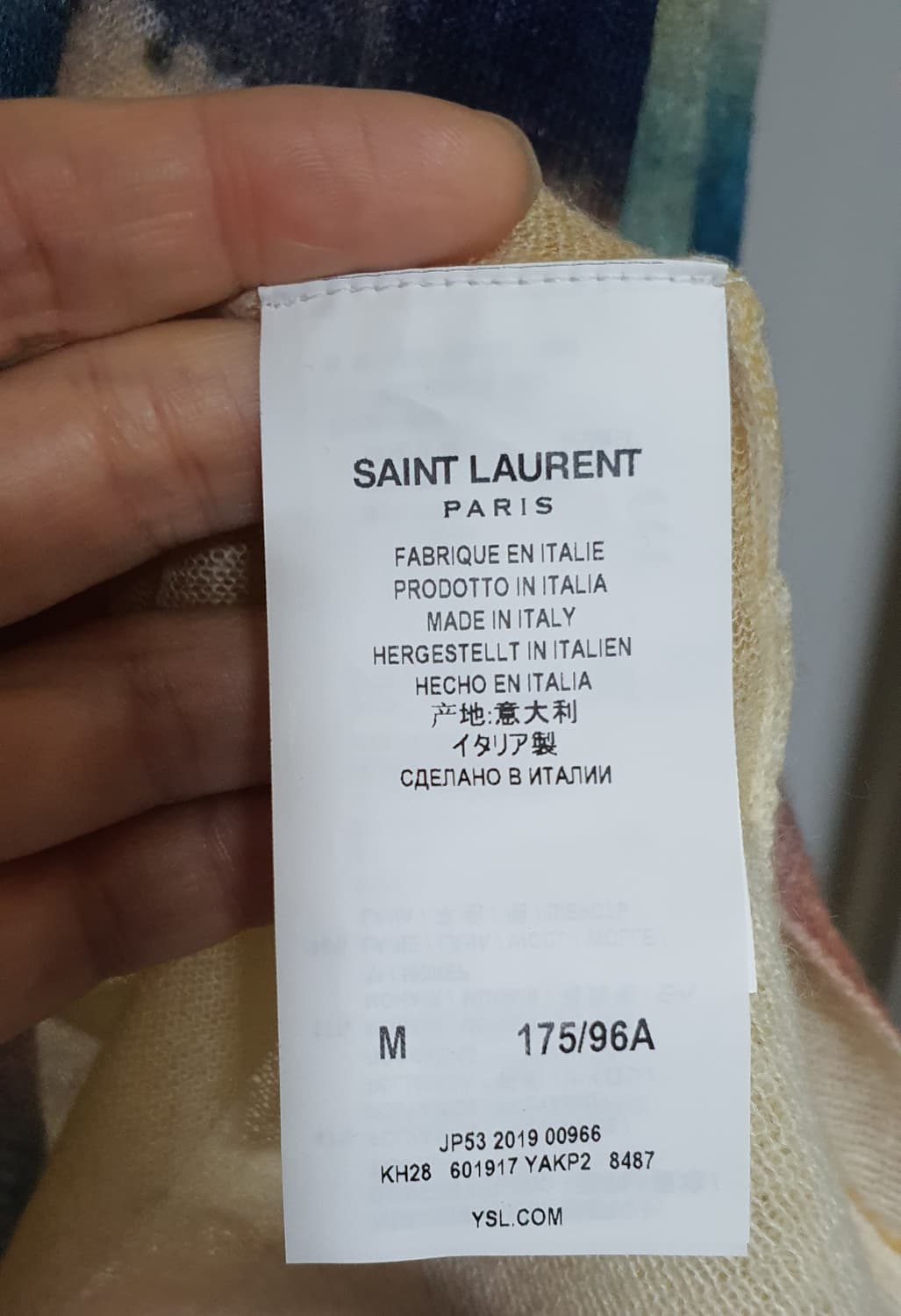 생로랑 타이다이 니트 M 상품이미지5