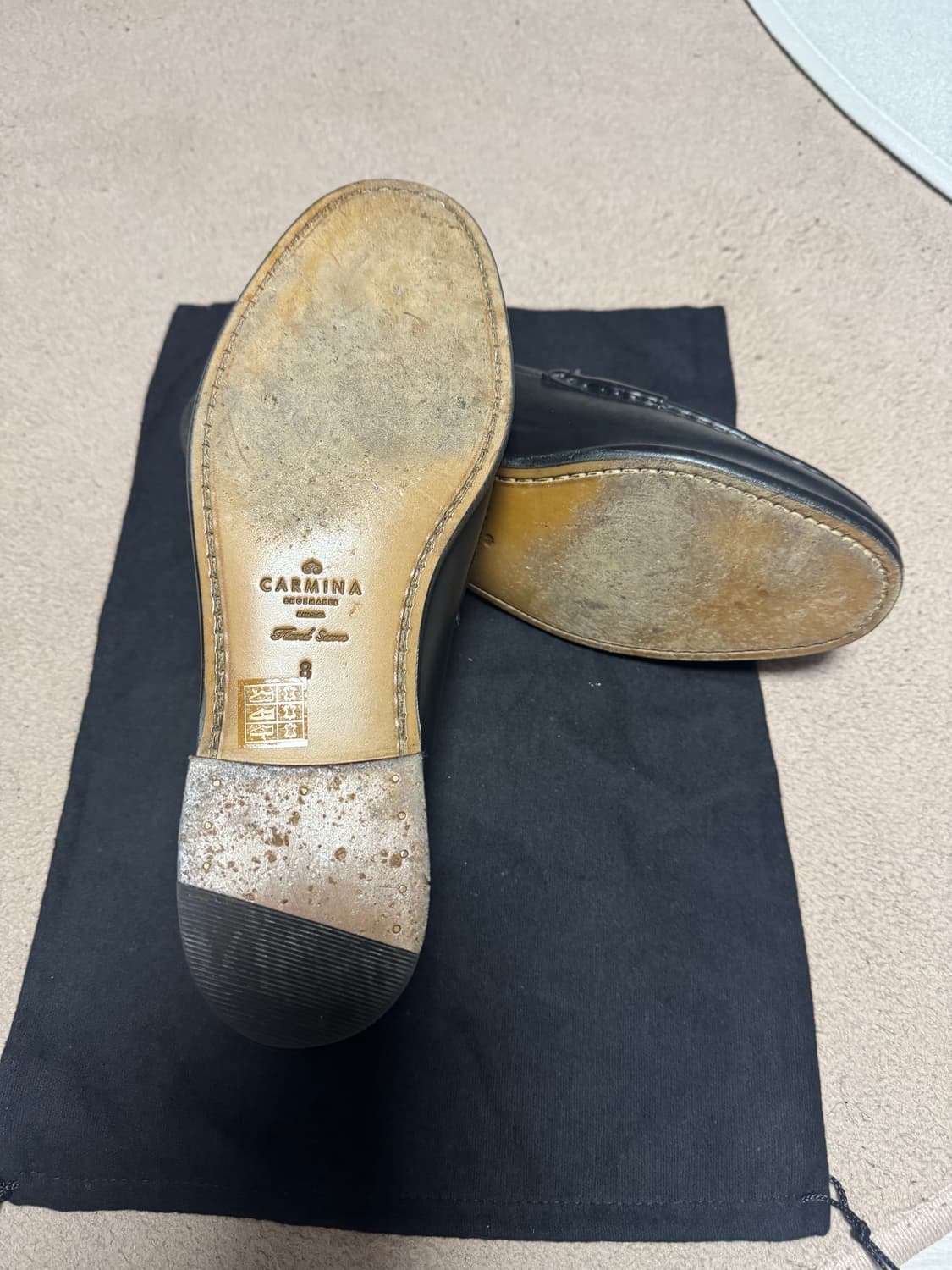 까르미나 80746 홀스빗 로퍼 블랙 UK8 상품이미지4