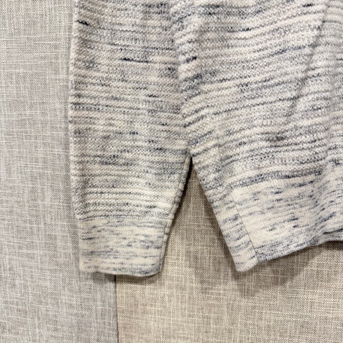 유니클로 울혼방 니트 L 쿠키앤크림 상품이미지3