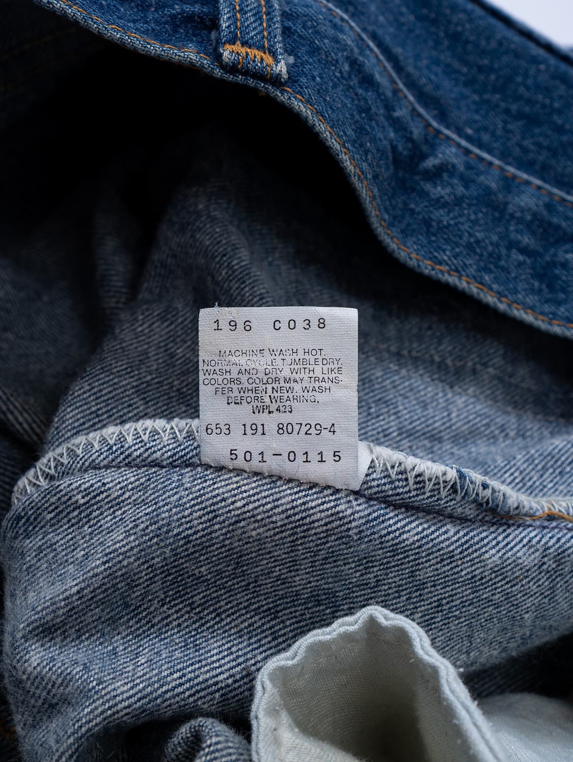 90s Levi's 501 Washed Denim Pants 상품이미지6