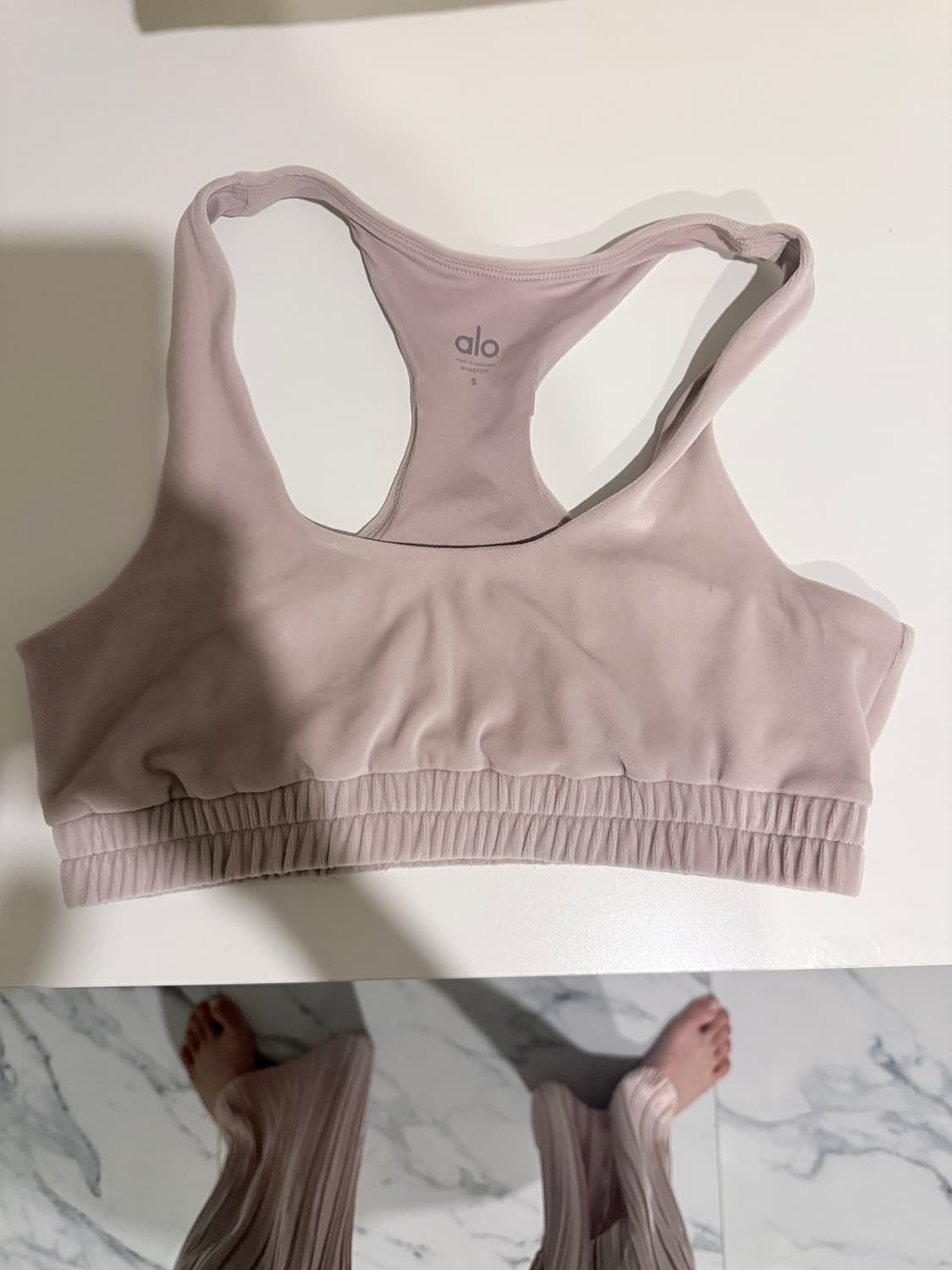 알로 벨벳 스포츠 탑 상품이미지2