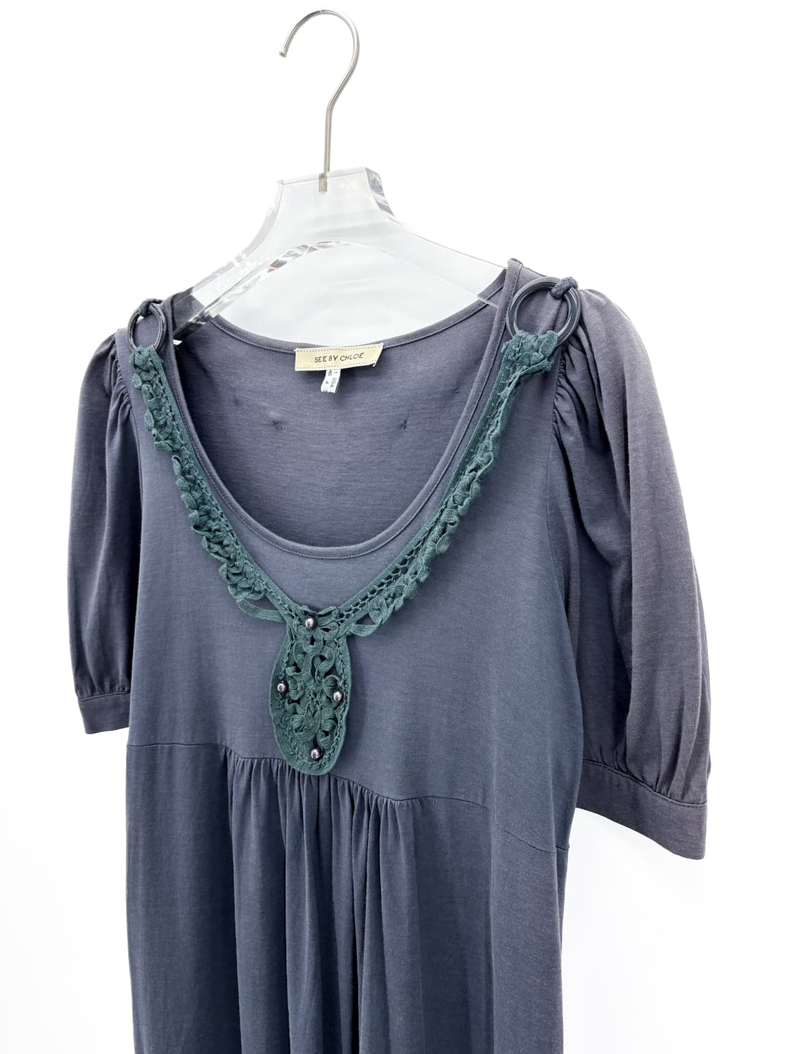 끌로에 레이스 실크 원피스 상품이미지5