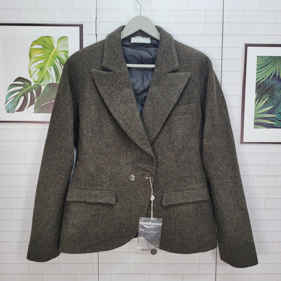 DUSAN 두산 울100% made in Italy 정장 자켓 재킷 M 상품이미지1