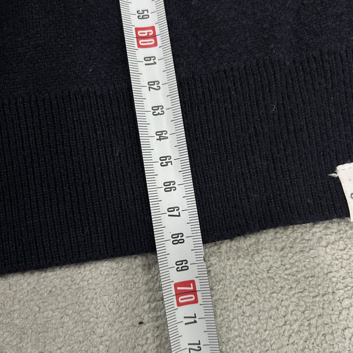 커버낫 플라워 자수 네이비 니트 XL 상품이미지6