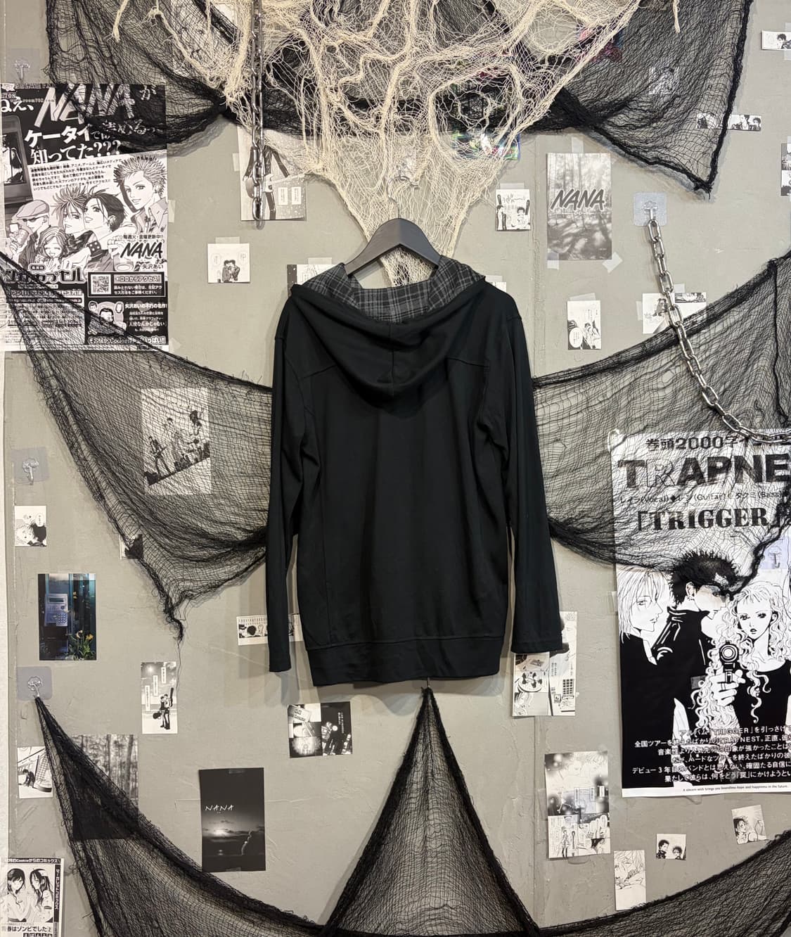 Y2K slim Buckle Hoodie zip up  상품이미지6