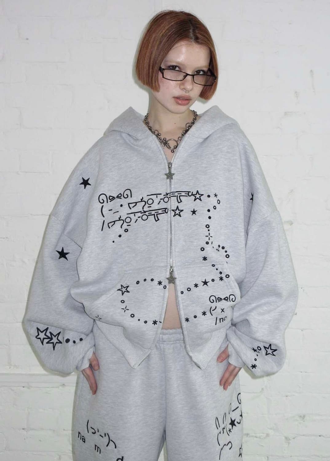 네임드 콜렉티브 후드집업 그레이 상품이미지1