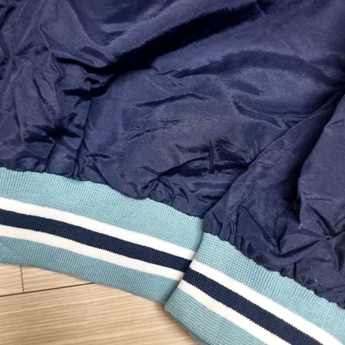 미제 USA  나이키 V넥 바람막이 웜업 네이비(L) 상품이미지4