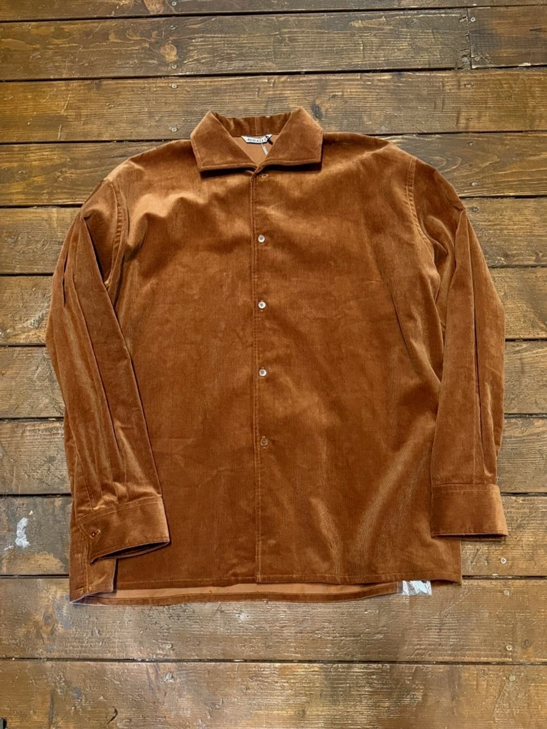 오라리 AURALEE 핀크스 코듀로이 셔츠 상품이미지1