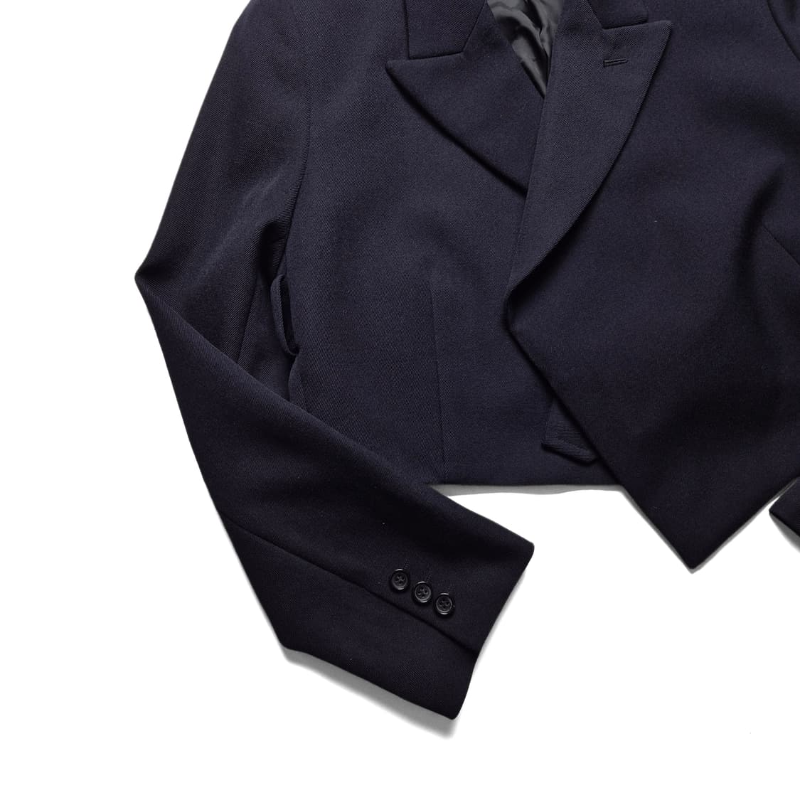 [S] 꼼데가르송 23AW 벨티드 크롭 자켓 상품이미지4