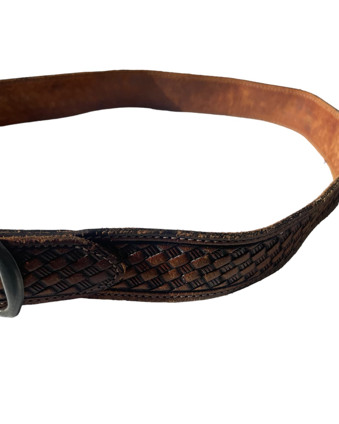 vintage carving leather belt 상품이미지4