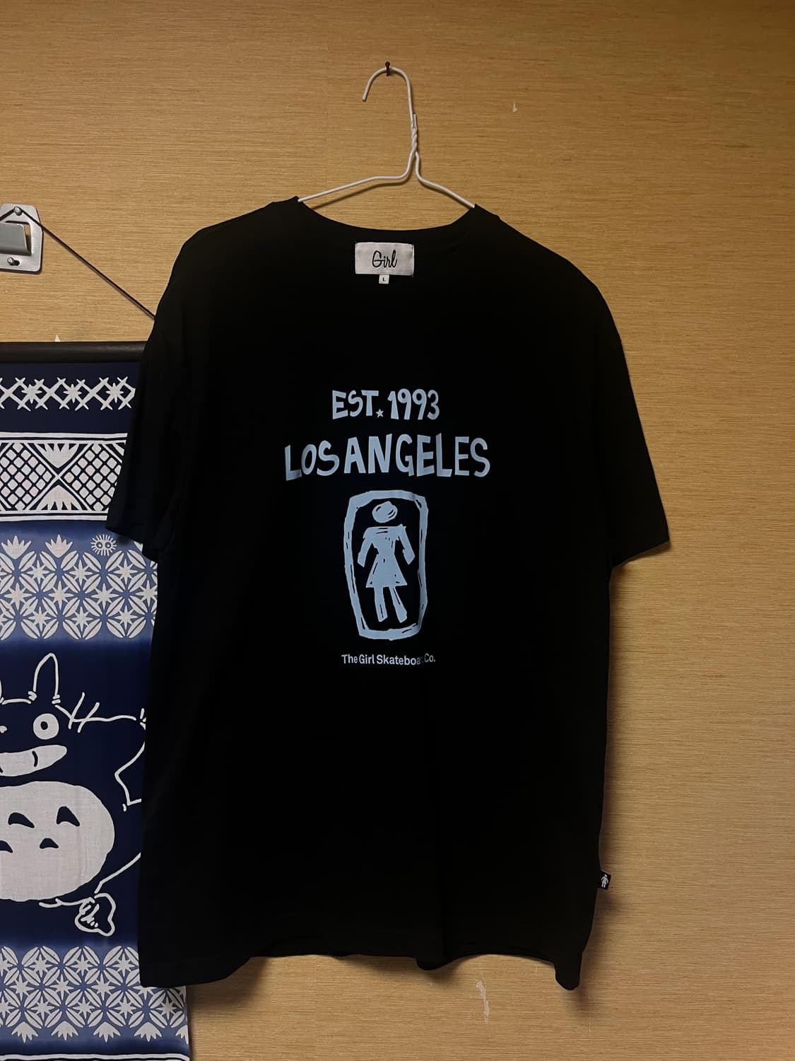 Girl Skateboards/LA 반팔티 블랙 XL 상품이미지1