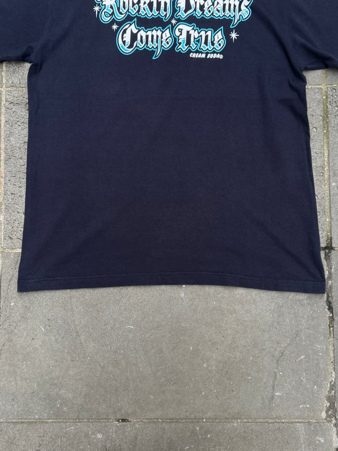 CREAM SODA – Navy T-Shirt 상품이미지10