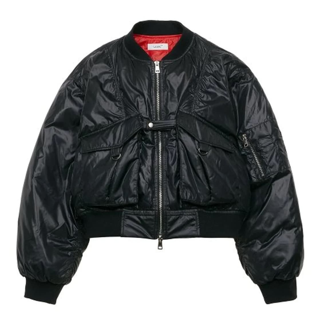 엘씨디씨 BOMBER PUFFER JACKET BLACK 상품이미지1