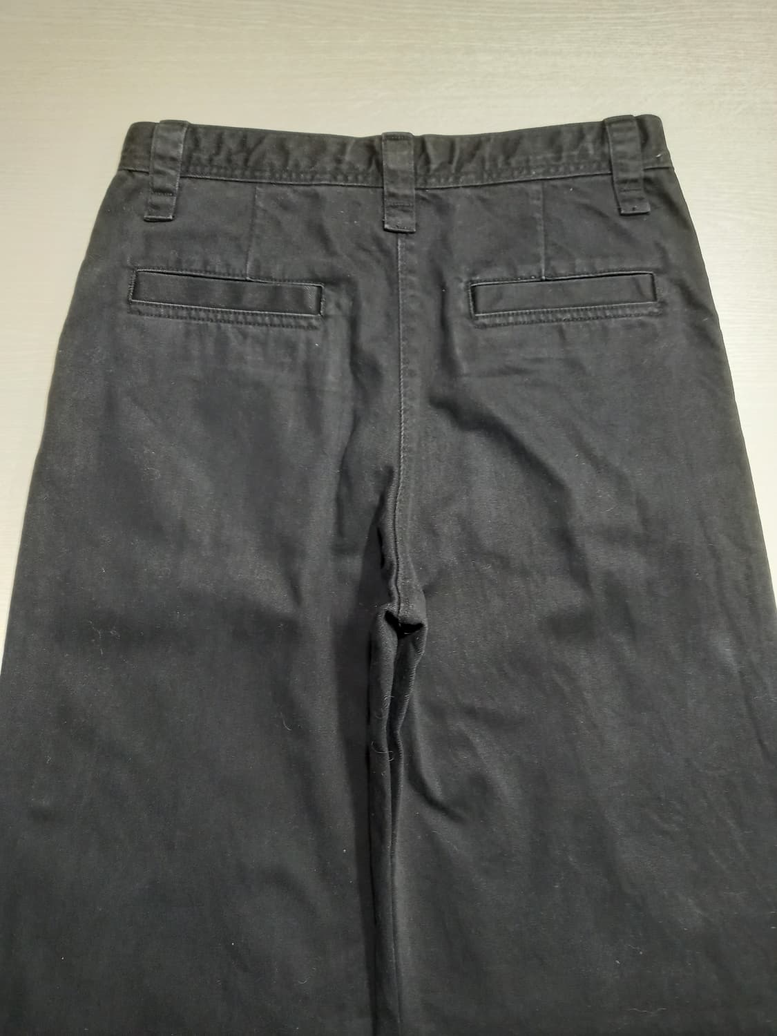 29 유니끌로U 와이드 치노팬츠 블랙 29-559 상품이미지4