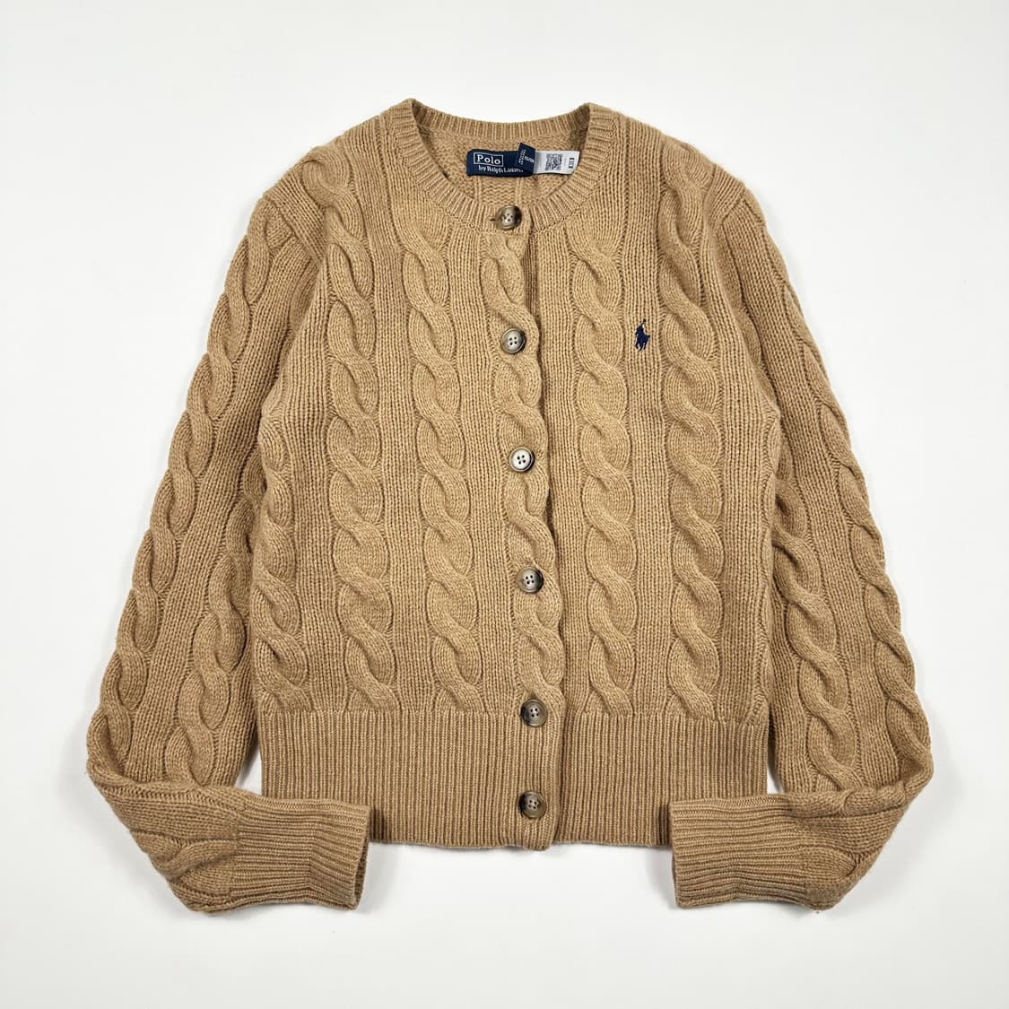 폴로 랄프로렌 여성 신형 케이블 니트가디건 XS 상품이미지1