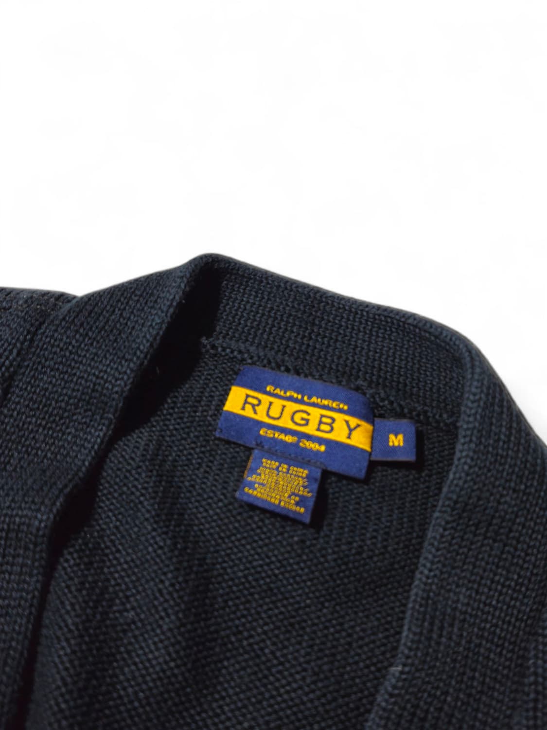 폴로 랄프로렌 럭비 엘보우 패치 가디건 M 상품이미지4