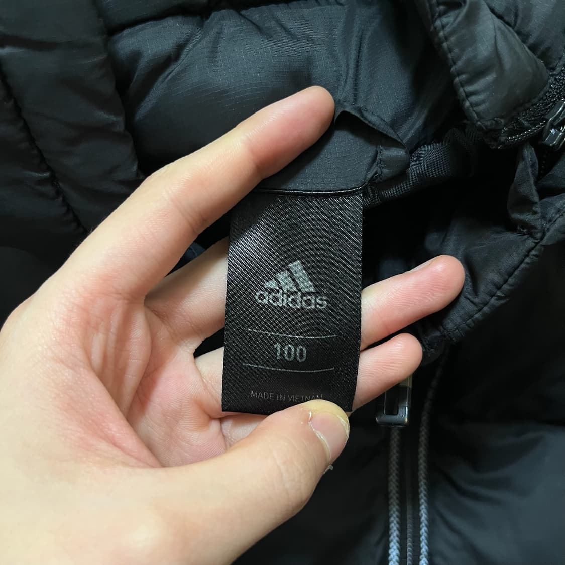 아디다스 남성 덕다운 후드 롱패딩 L/100  상품이미지5
