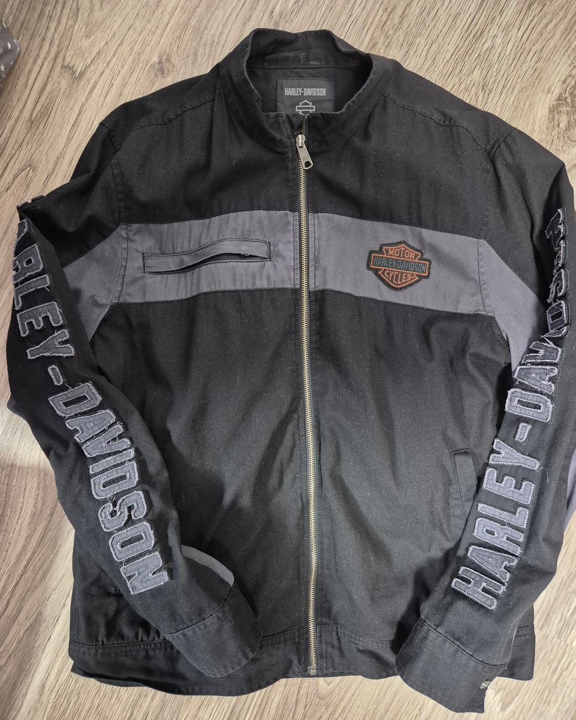 할리데이비슨 레터링 코튼 자켓 상품이미지1