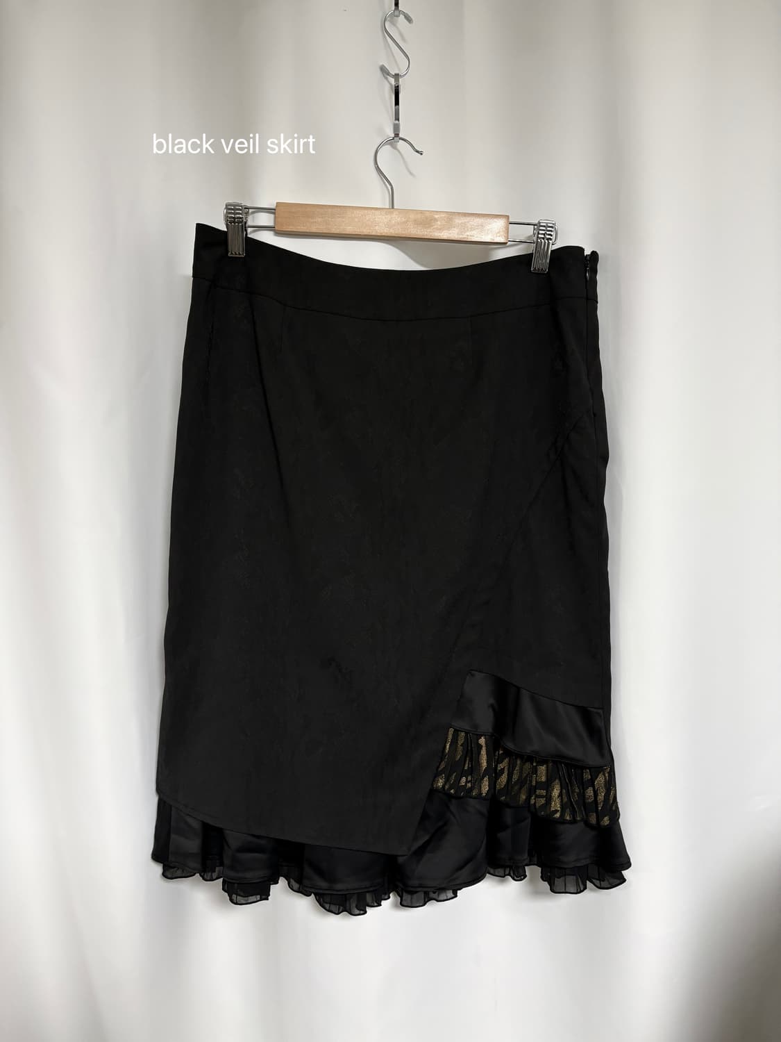 black veil skirt 상품이미지1